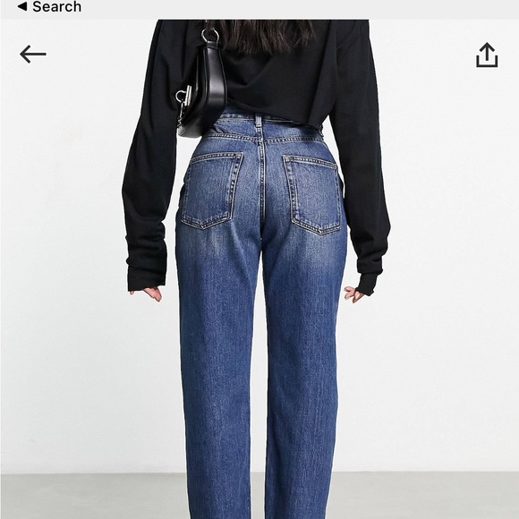 Sloughs mom jeans (dark blue) new without tags - Picture 1 of 8